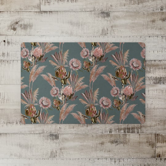 Protea Blooms Floor Mat
